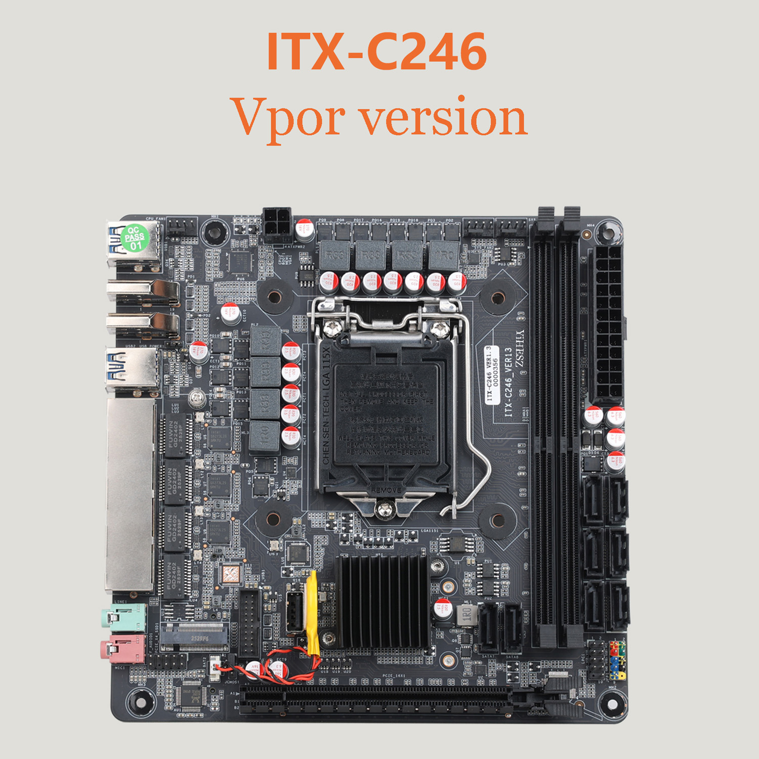 Nas Motherboard 8 Sata Mini Itx - C246 Motherboard Mini-ITX 8 Bay NAS
