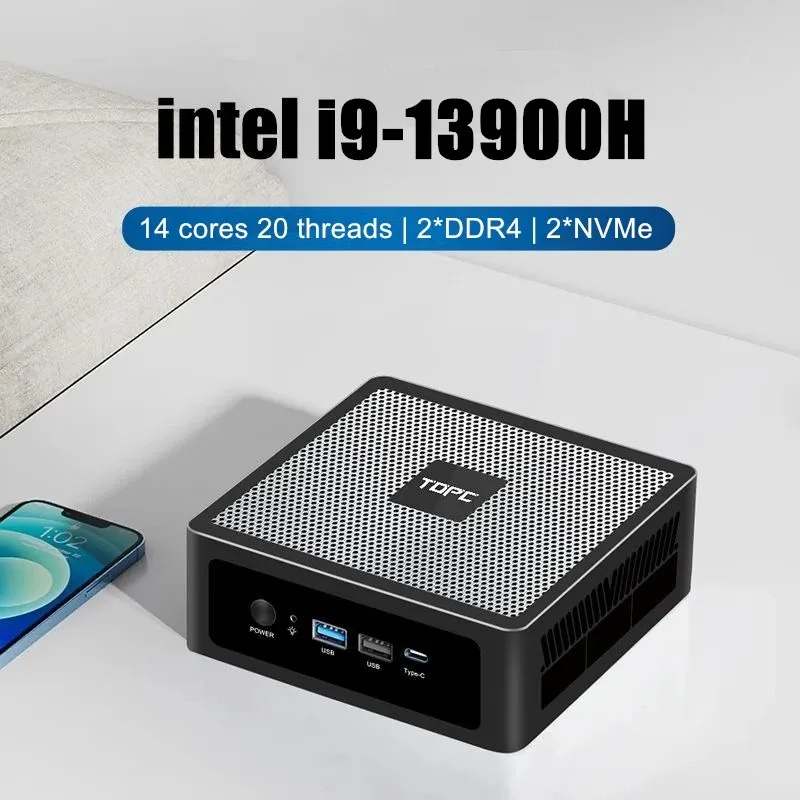 Intel Core I9 13900H Mini Pc - TOPC PC Mini, PC Mini Intel