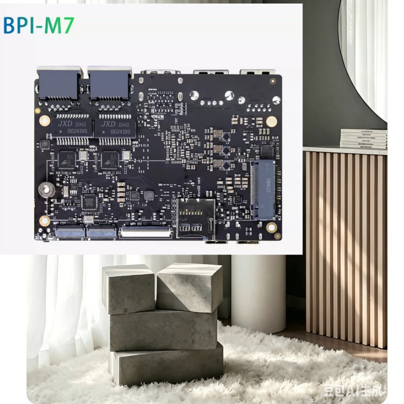 Rockchip Rk3588 Development Board - Papan Pengembangan BananaPi BPI-M7 dengan Chip