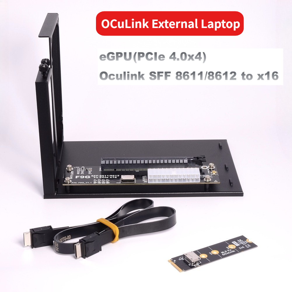 Oculink Egpu Mini Pc - Kartu Grafis Eksternal Laptop F9G-BK7 PCIe