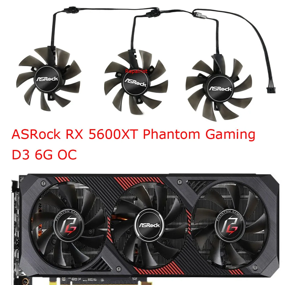 Lga1700 Itx Motherboard Ddr5 - 3 buah/set, kartu VGA GPU kipas
