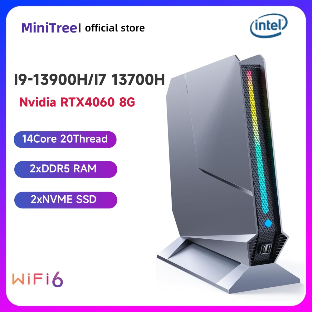 Intel Core I9 13900H Mini Pc - Komputer Gaming Mini Desktop Core i9-13900H