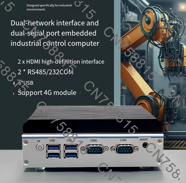 Fanless Industrial Pc Rs485 Core I7 - Dual LAN/Serial RS485, PC Industri Tertanam