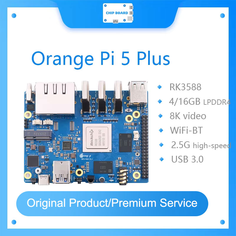 Orange Pi 5 Plus 16Gb - Orange Pi 5 Plus komputer papan