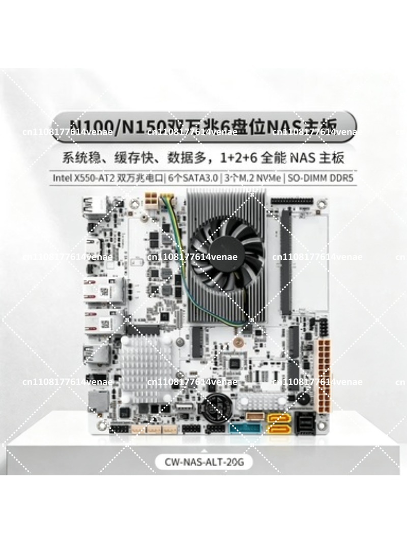 Motherboard NAS 8-Bay dengan C - Nas Motherboard 8 Sata Mini Itx ulasan dan harga
