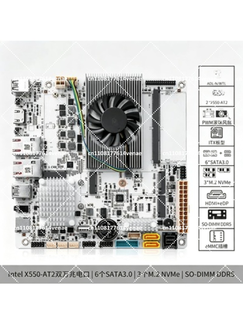 Motherboard NAS 8-Bay dengan C - Nas Motherboard 8 Sata Mini Itx ulasan dan harga
