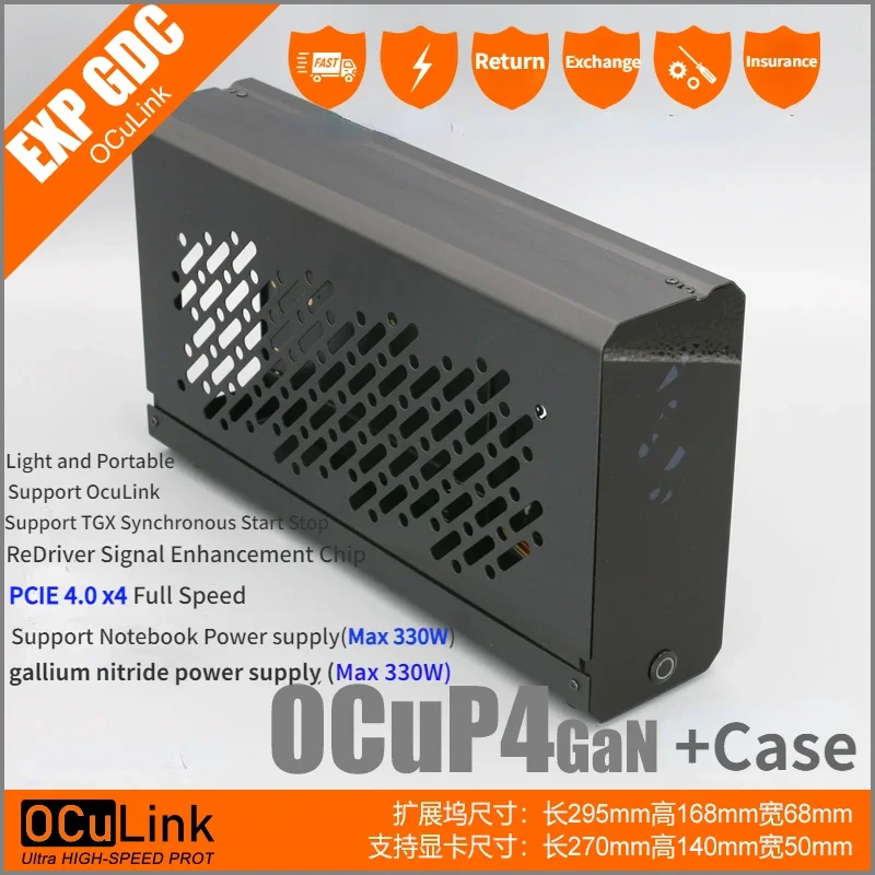 Casing Dock GPU OCuP4GaN OCuLi - Oculink Egpu Mini Pc ulasan dan harga