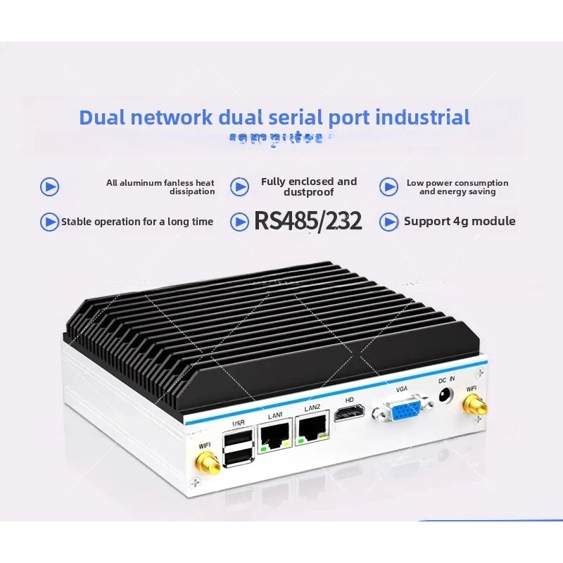 PC Industri Mini - Quad-Core N - Fanless Industrial Pc Rs485 Core I7 ulasan dan harga