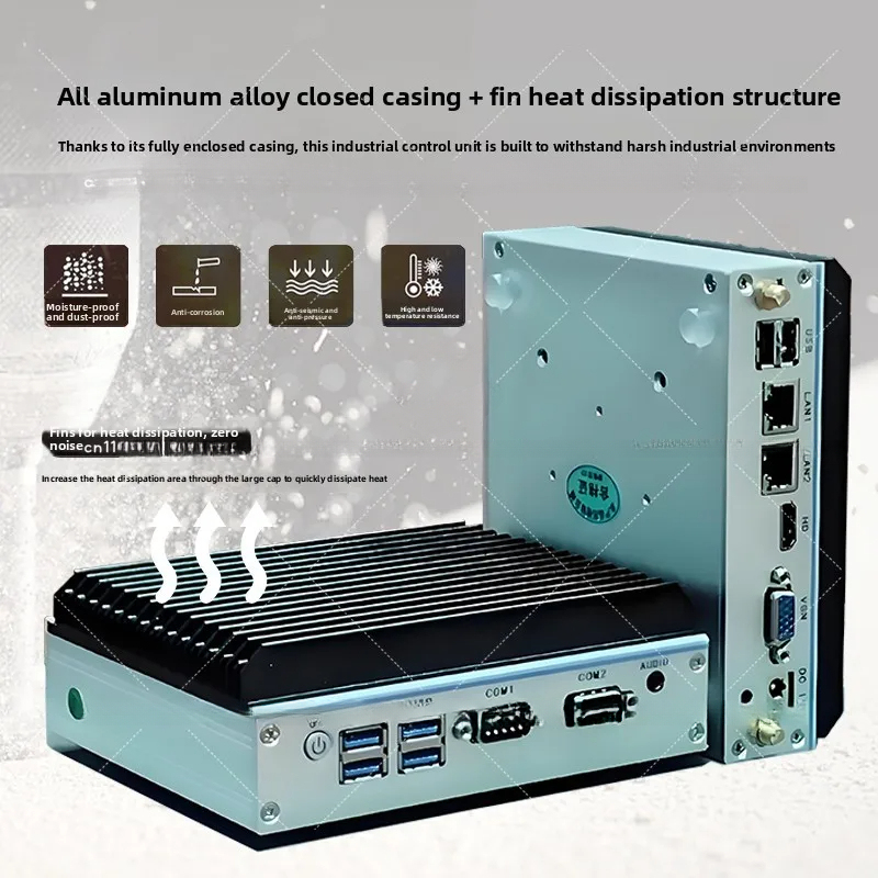 PC Industri Mini - Quad-Core N - Fanless Industrial Pc Rs485 Core I7 ulasan dan harga