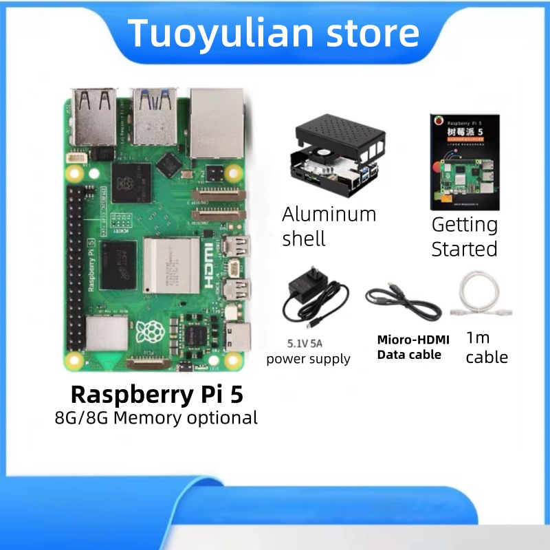 Untuk papan pengembangan Raspb - Raspberry Pi 5 8Gb Board ulasan dan harga