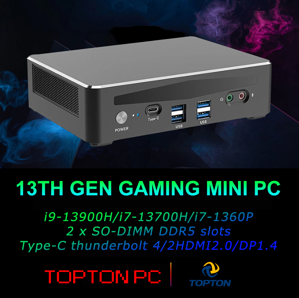 Gaming Komputer Mini Generasi  - Intel Core I9 13900H Mini Pc ulasan dan harga
