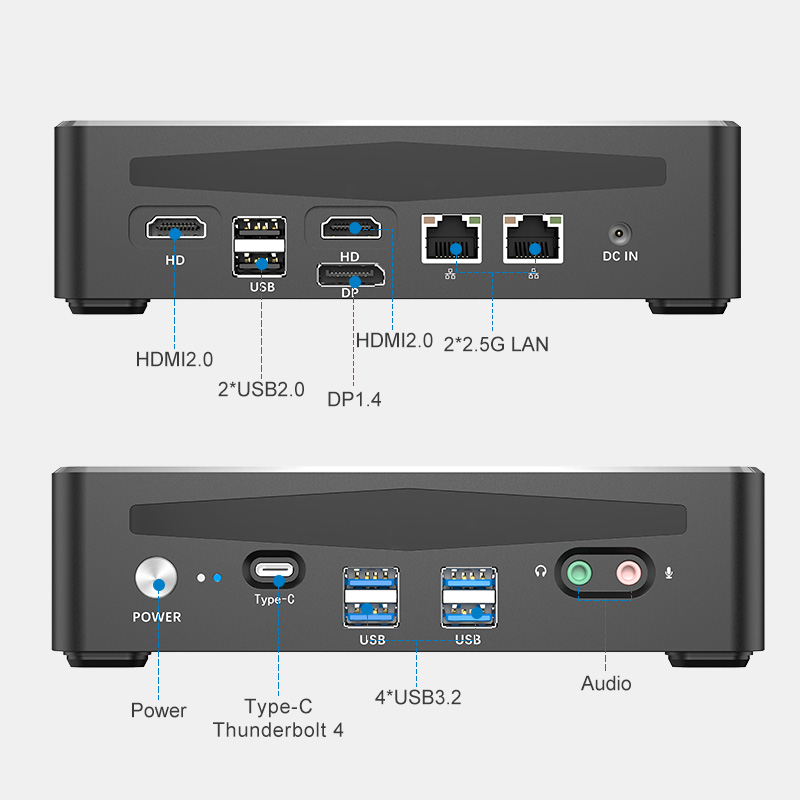 Gaming Komputer Mini Generasi  - Intel Core I9 13900H Mini Pc ulasan dan harga