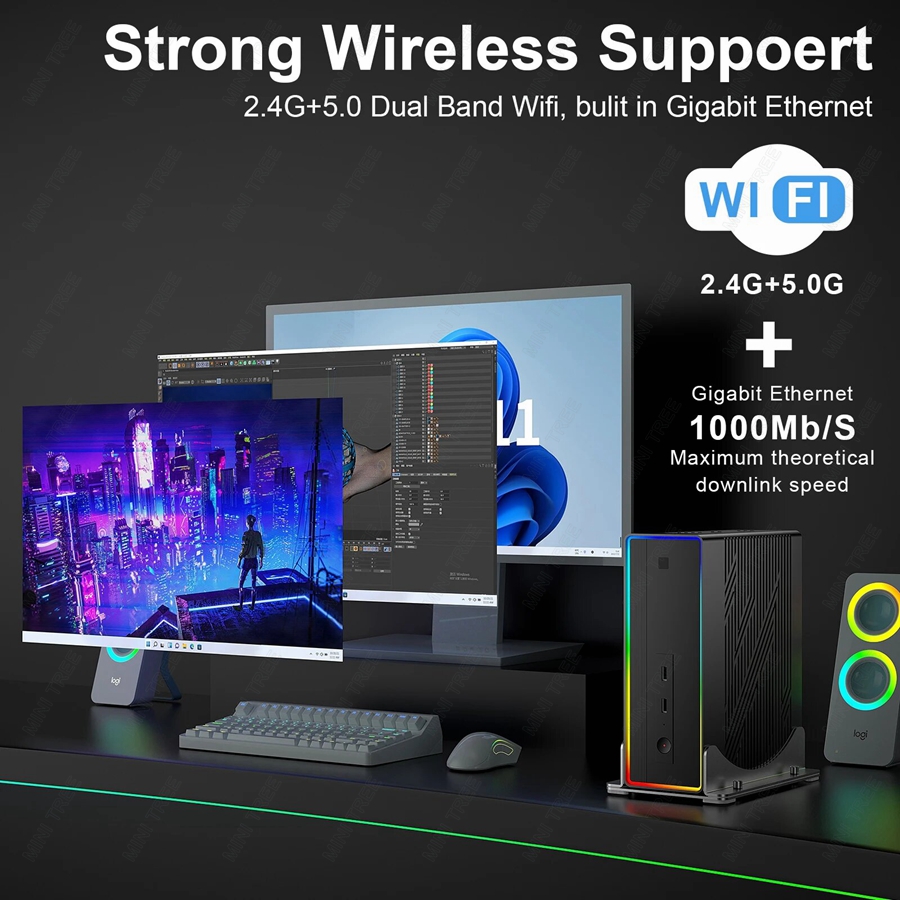 PC Mini Gaming Generasi ke-13  - Intel Core I9 13900H Mini Pc ulasan dan harga