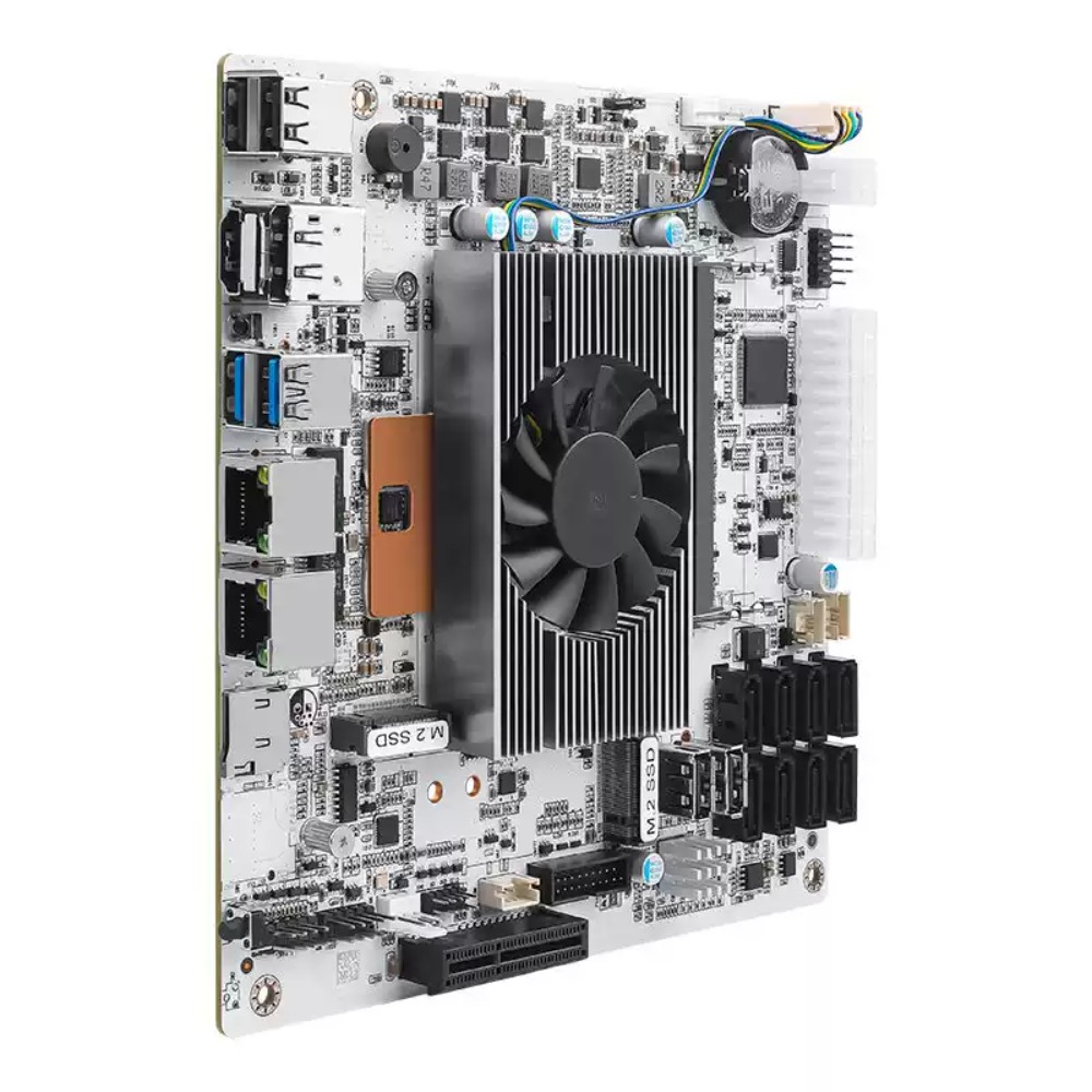 Motherboard Mini‑ITX Putih M11 - Nas Motherboard 8 Sata Mini Itx ulasan dan harga