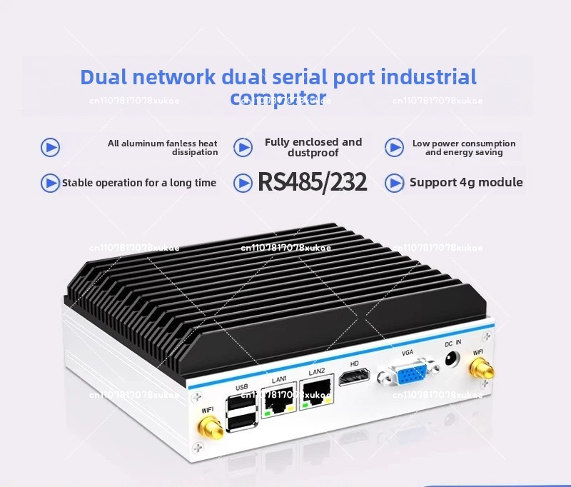 Mini PC Industri - Quad-Core N - Fanless Industrial Pc Rs485 Core I7 ulasan dan harga