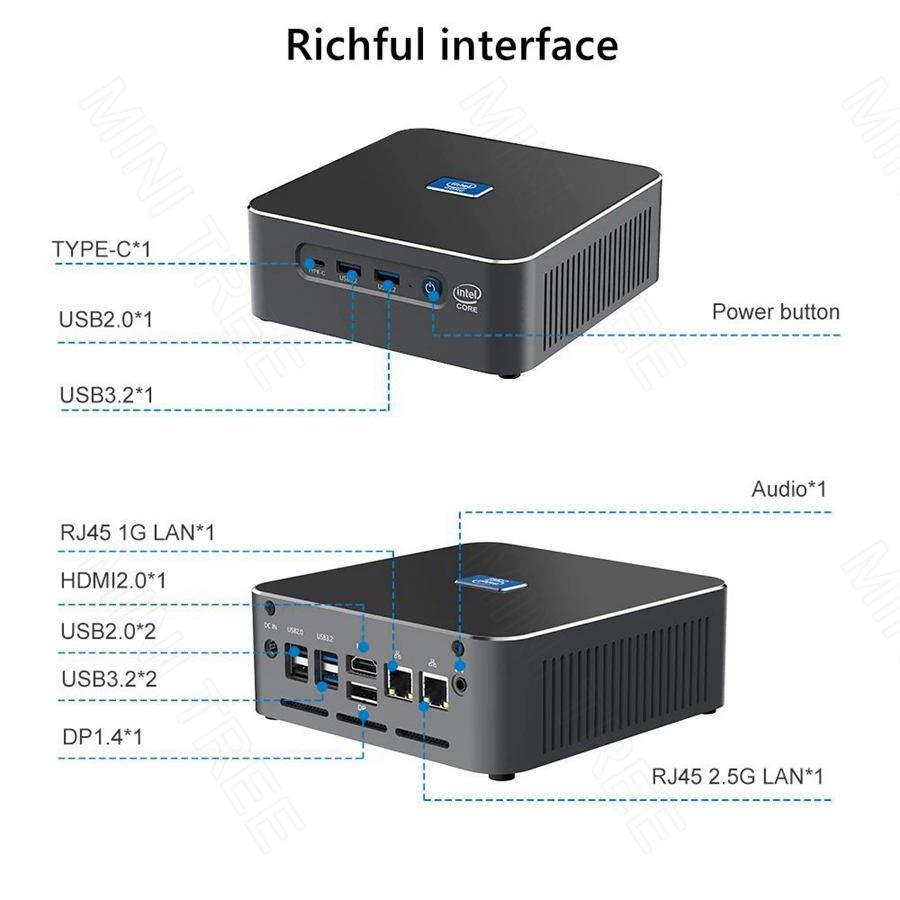 Intel NUC komputer Mini PC Gam - Intel Core I9 13900H Mini Pc ulasan dan harga