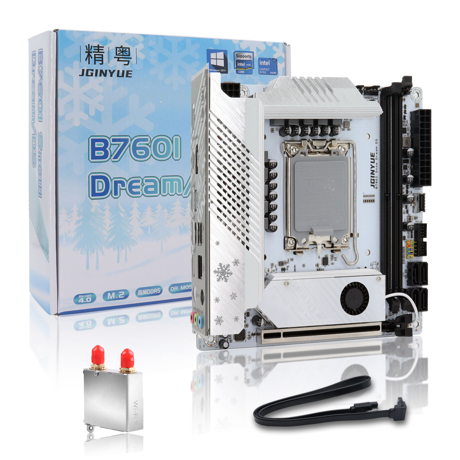 Motherboard B760i ARGB WIFI DD - Lga1700 Itx Motherboard Ddr5 ulasan dan harga
