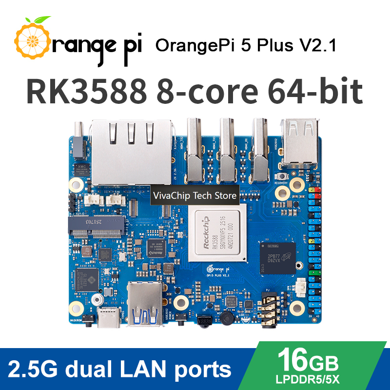 VivaCTOrange Pi 5 Plus Mini PC - Orange Pi 5 Plus 16Gb ulasan dan harga